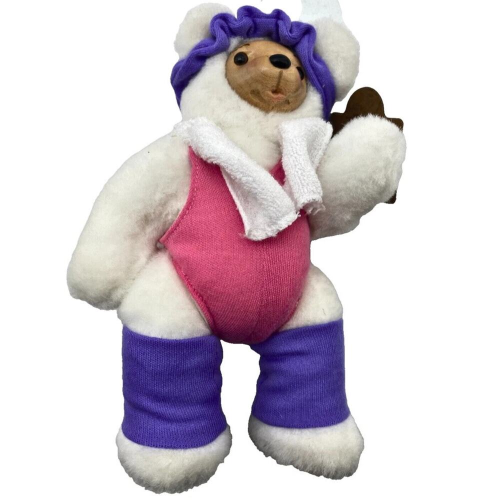Robert Raikes Workout Bear – Limited Edition #1860/5000 – VTG Collectible Doll